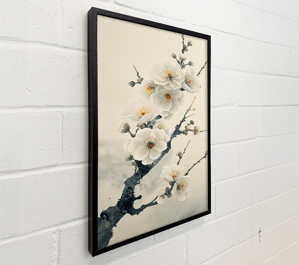 Pale White Blossoms