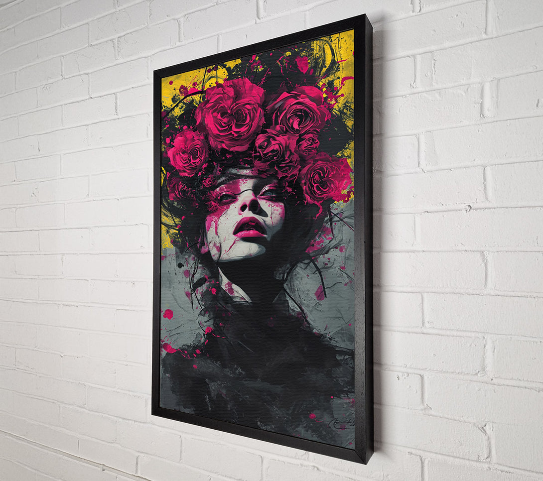  A Canvas Print of Pink Rose Dream Canvas Print