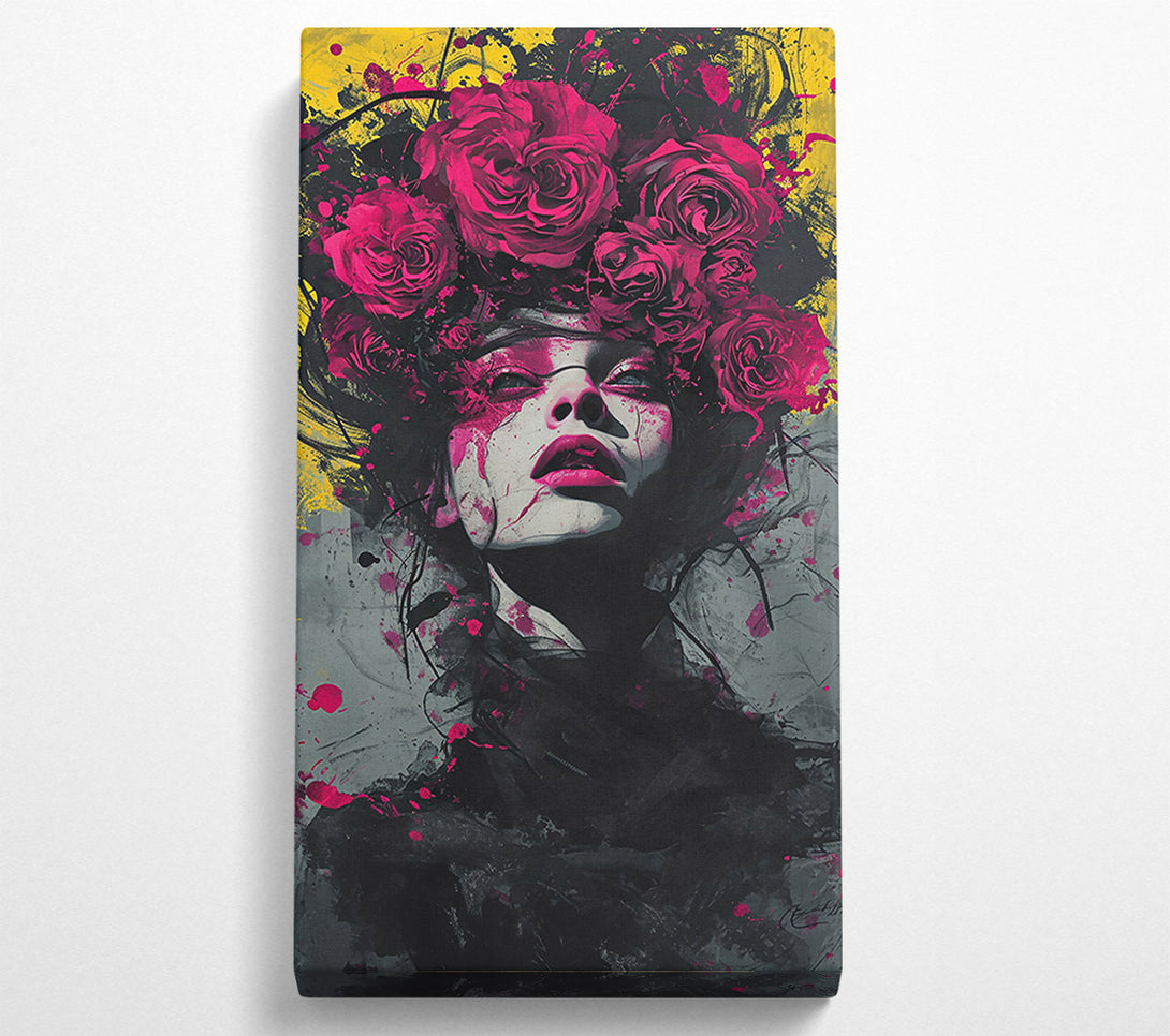  A Canvas Print of Pink Rose Dream Canvas Print