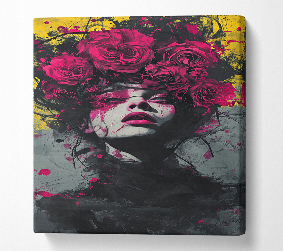  A Canvas Print of Pink Rose Dream Canvas Print