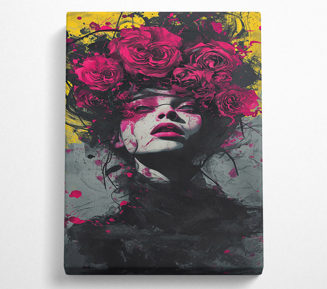  A Canvas Print of Pink Rose Dream Canvas Print