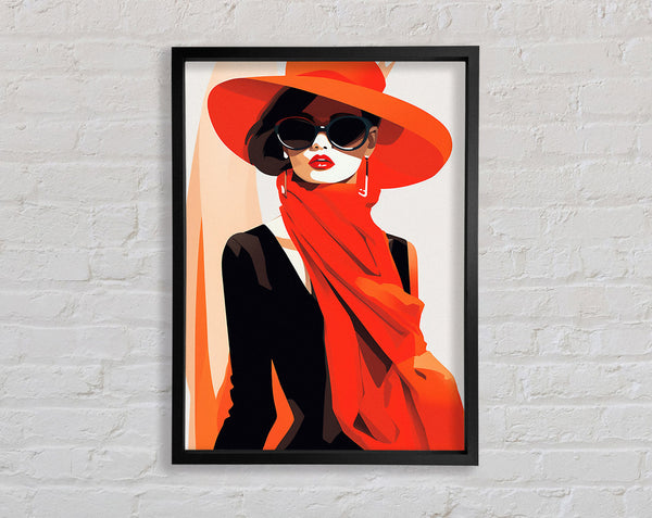 Vintage Fashion Framed Print
