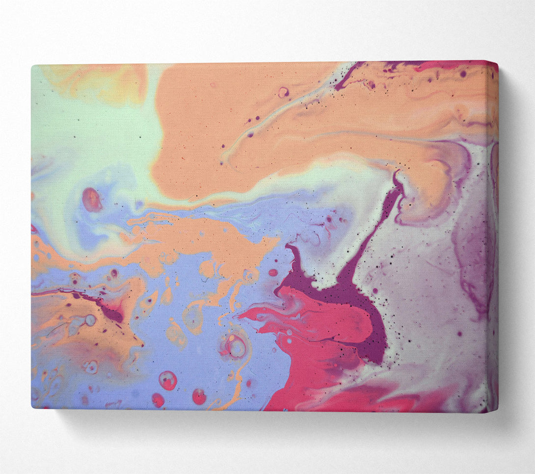  A Canvas Print of Lavender Swirling Dreams Canvas Wall Art