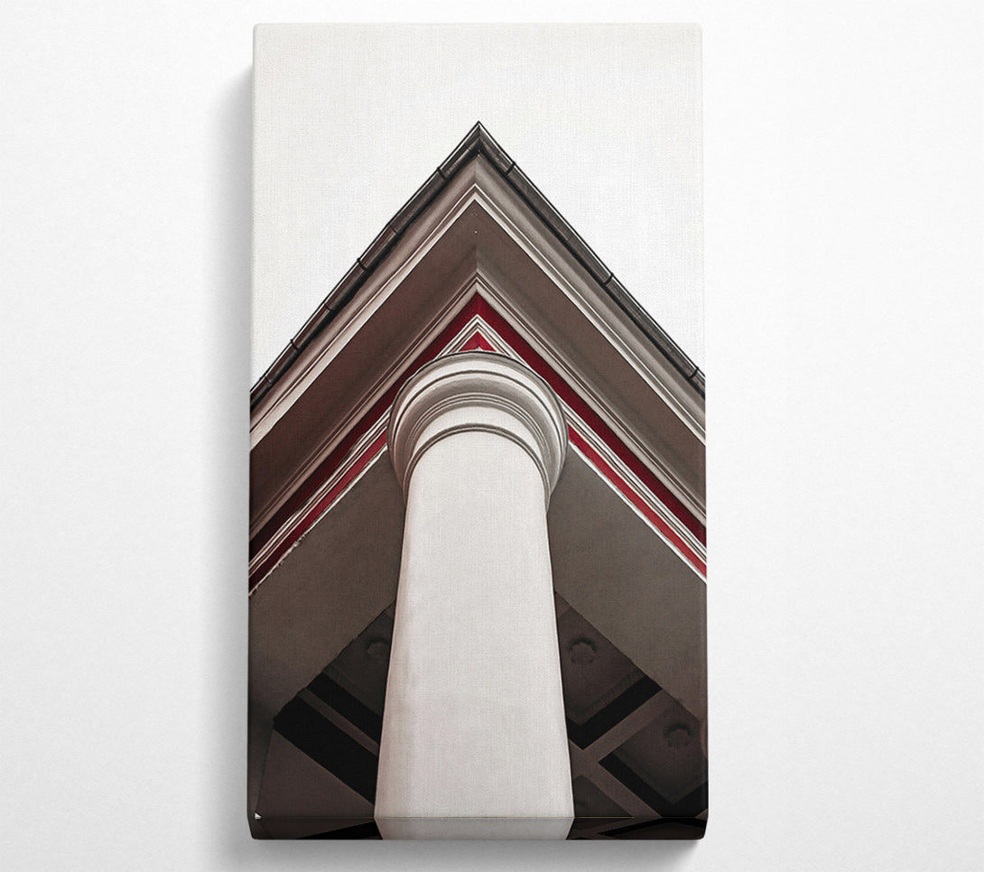  A Canvas Print of Crimson Pillar Corner Canvas Art
