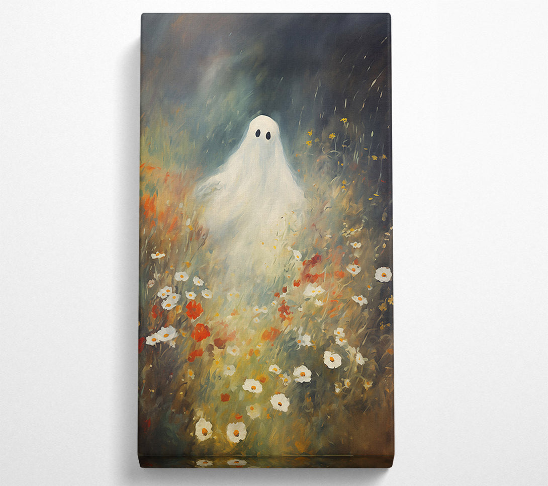  A Canvas Print of White Ghost In Bloom Canvas Wall Art