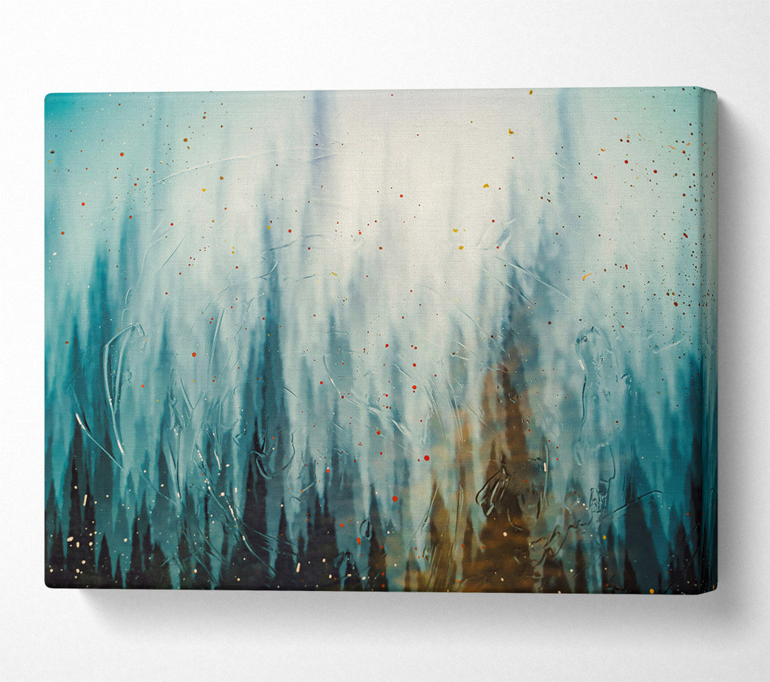  A Canvas Print of Teal Forest Dreams Canvas Print
