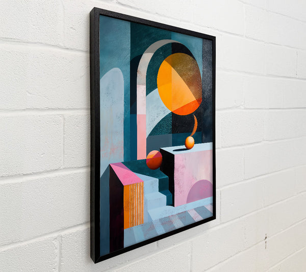 Orange Geometric Light