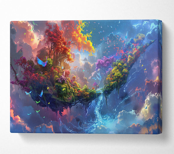  A Canvas Print of Azure Sky Paradise Canvas Print