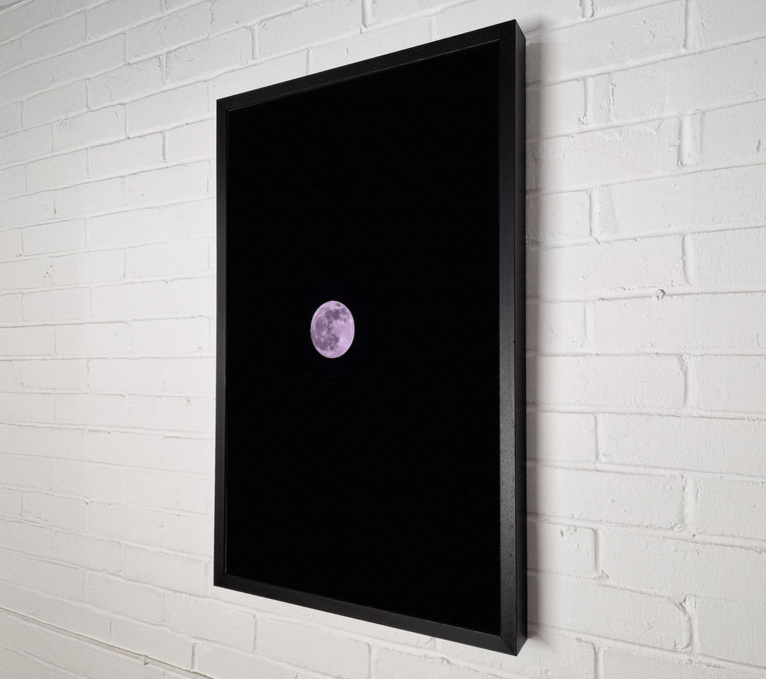  A Canvas Print of Lavender Lunar Glow Canvas Art