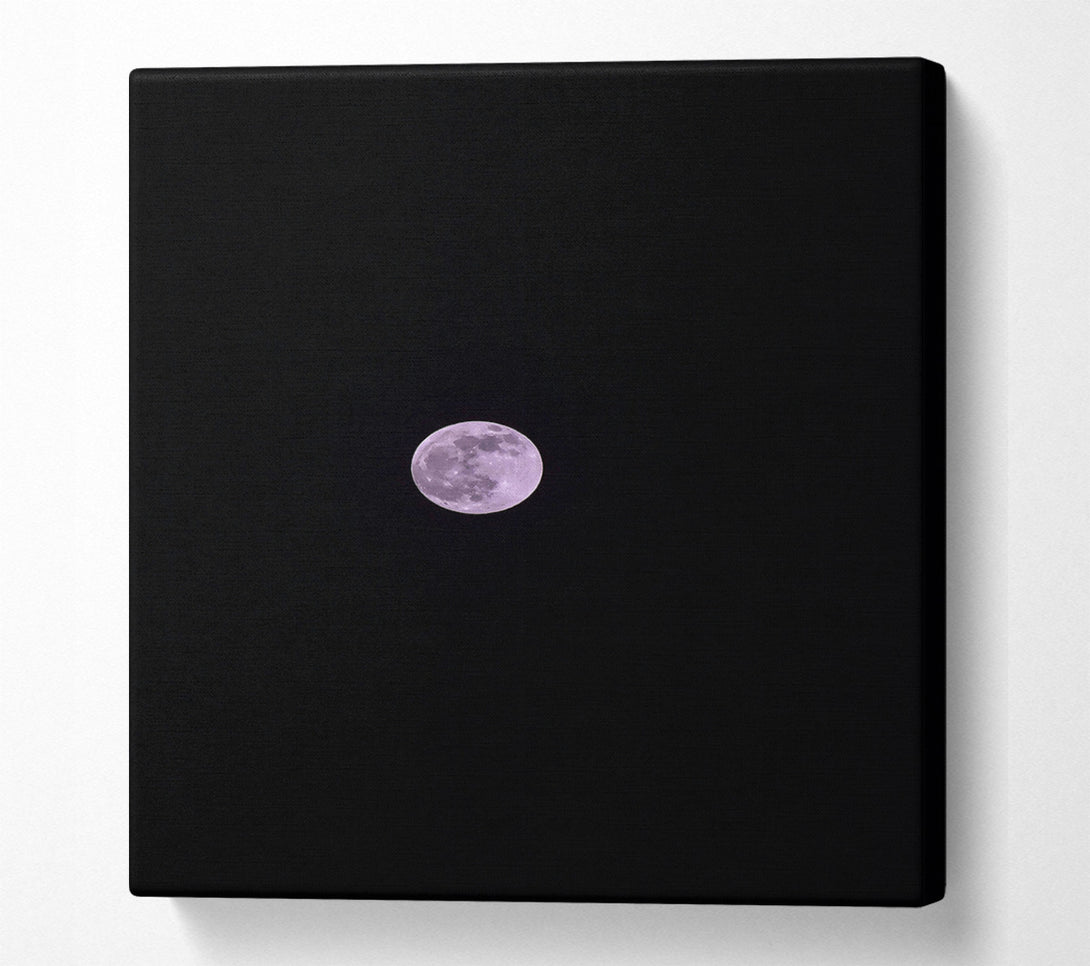  A Canvas Print of Lavender Lunar Glow Canvas Art