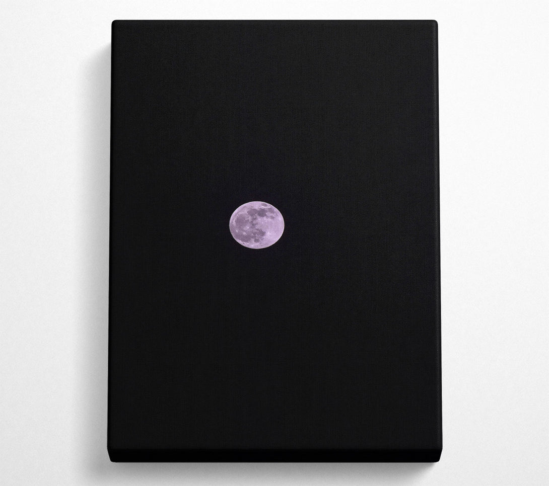  A Canvas Print of Lavender Lunar Glow Canvas Art