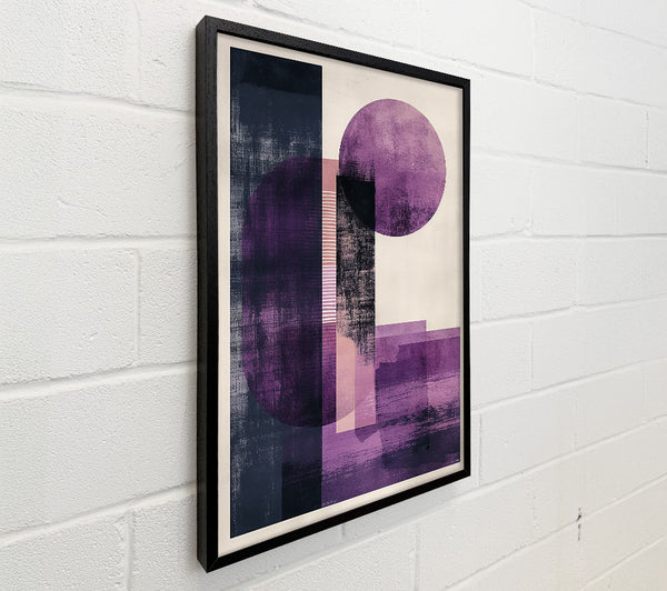 Purple Geometric Forms