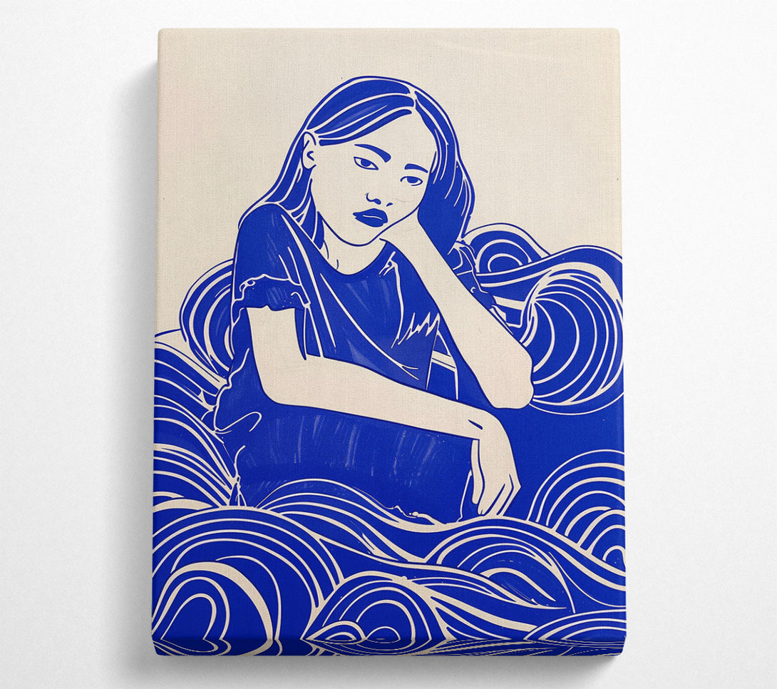  A Canvas Print of Azure Ocean Dream Canvas Print