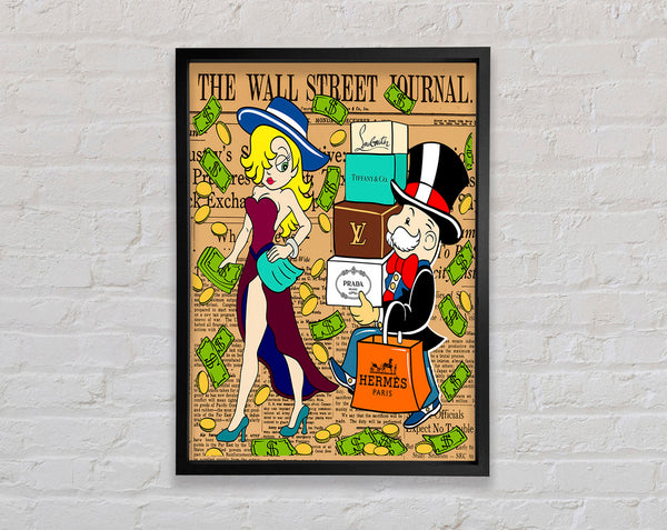 Wall Street Journal Framed Print