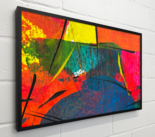 The Red And Blue Canvas