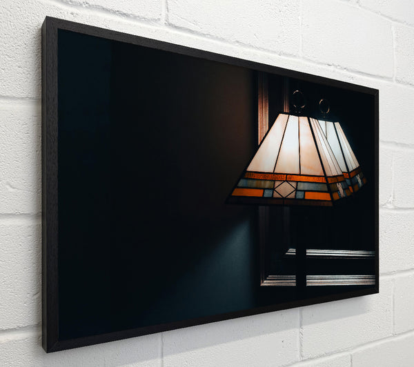 Orange Stained Glass Light