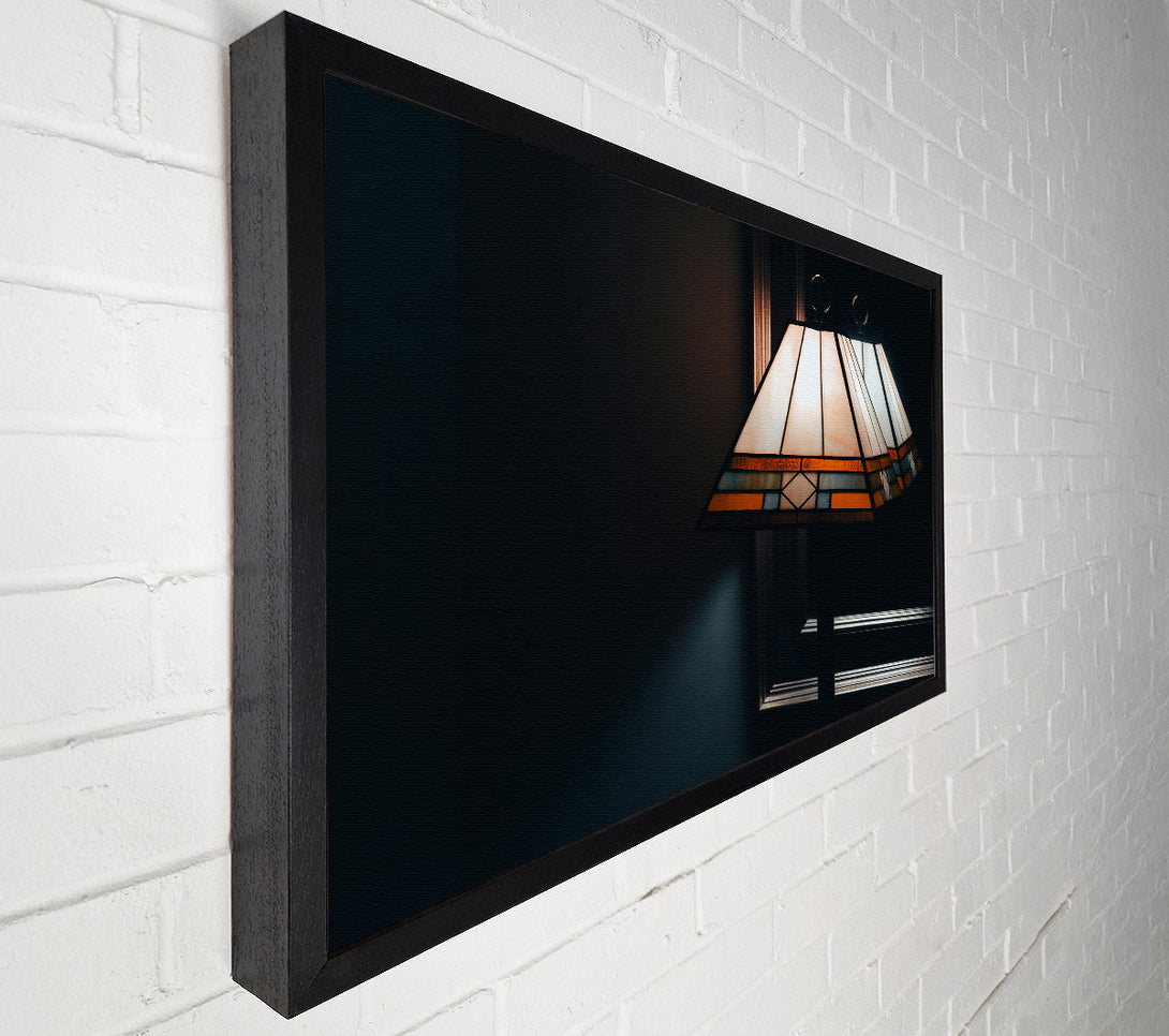  A Canvas Print of Orange Stained Glass Light Canvas Art