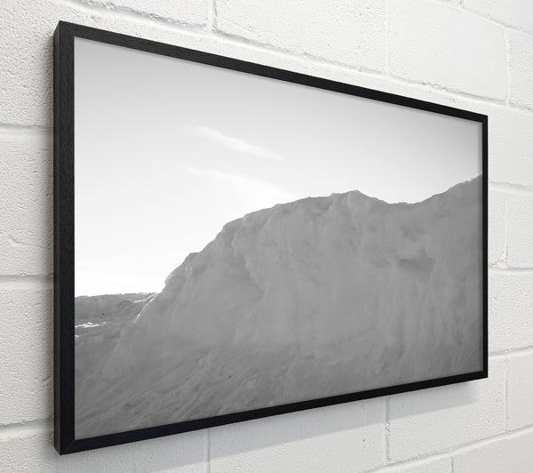 White Snowy Mountainside