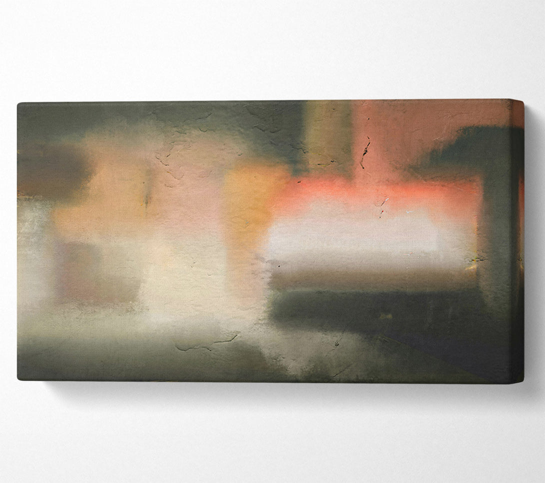  A Canvas Print of Salmon And Green Hues Canvas Wall Art
