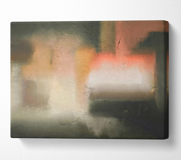 A Canvas Print of Salmon And Green Hues Canvas Wall Art