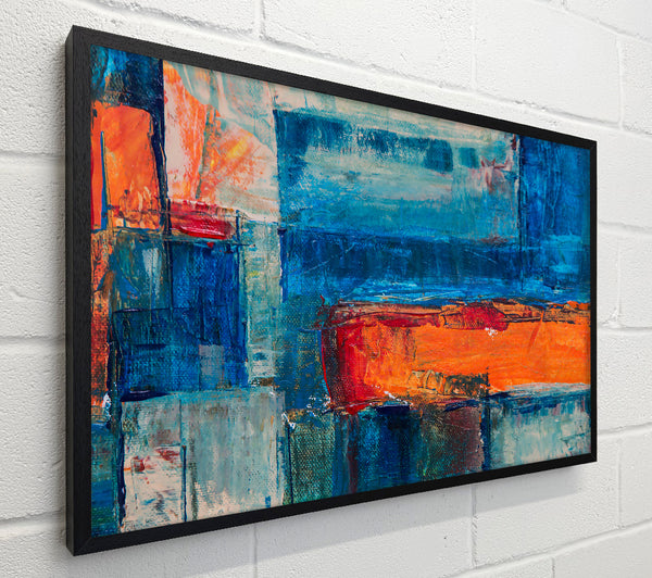 Orange And Blue Abstraction