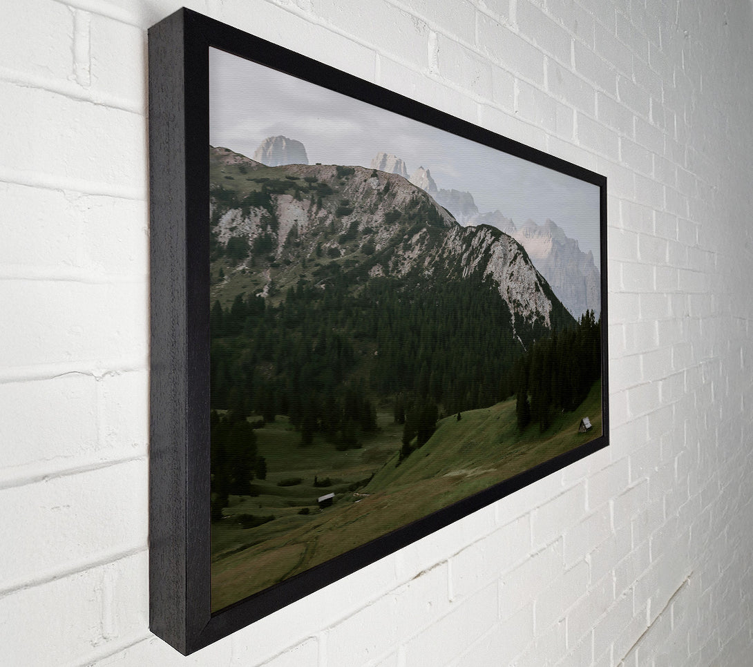  A Canvas Print of Gray Mountain Valley Canvas Wall Art