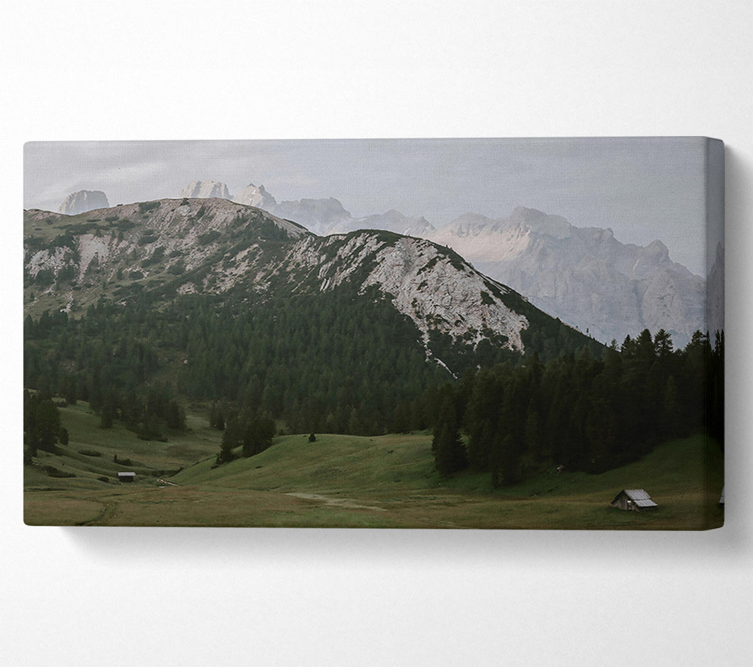  A Canvas Print of Gray Mountain Valley Canvas Wall Art