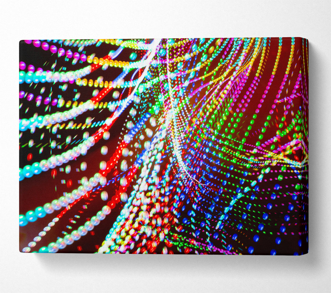  A Canvas Print of Red Light Symphony Canvas Print