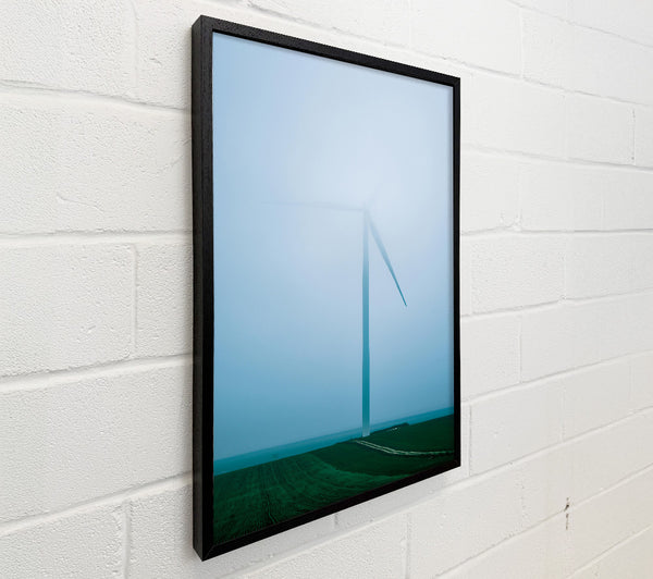 Blue Wind Turbine Mist
