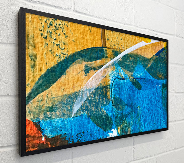 Blue And Golden Strokes