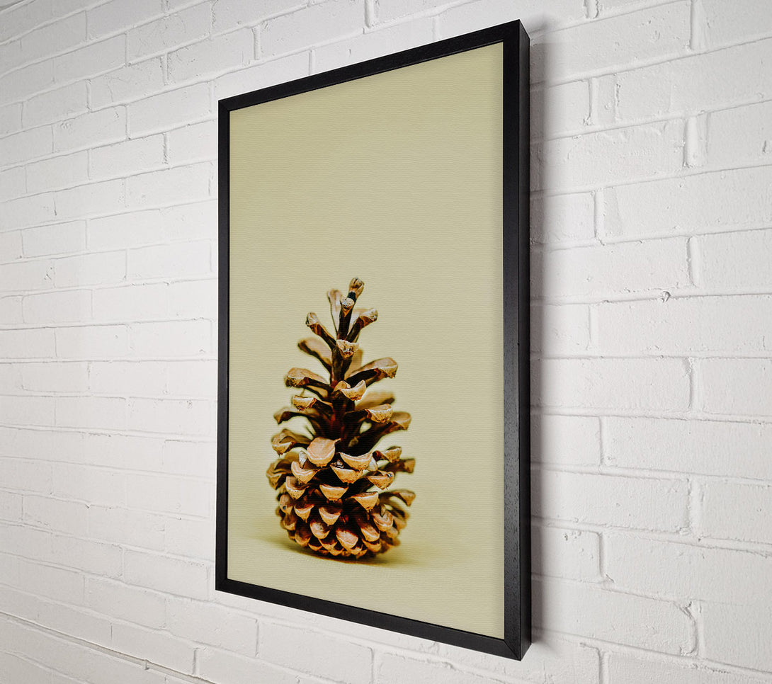  A Canvas Print of Golden Pine Cone Canvas Art