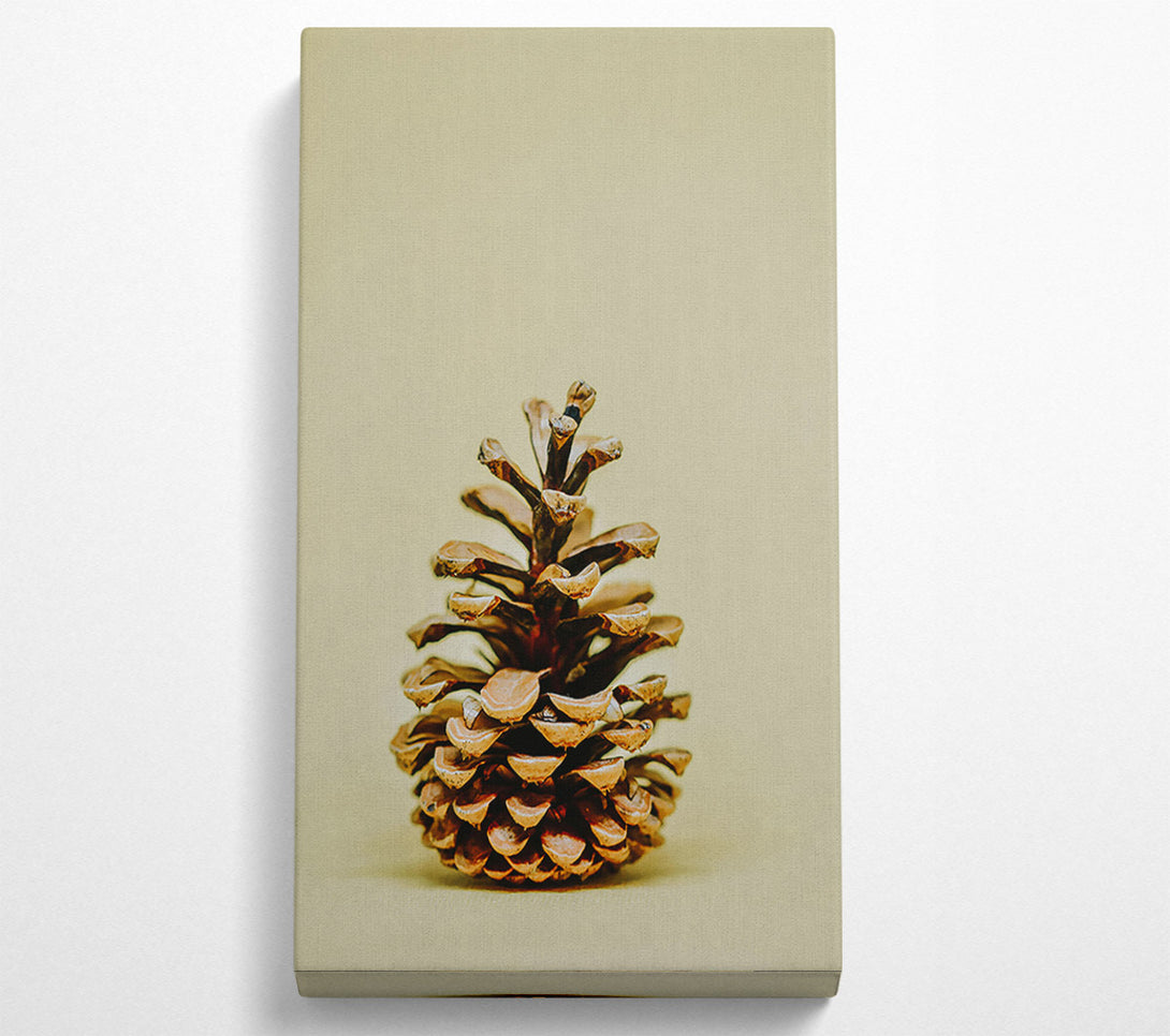  A Canvas Print of Golden Pine Cone Canvas Art