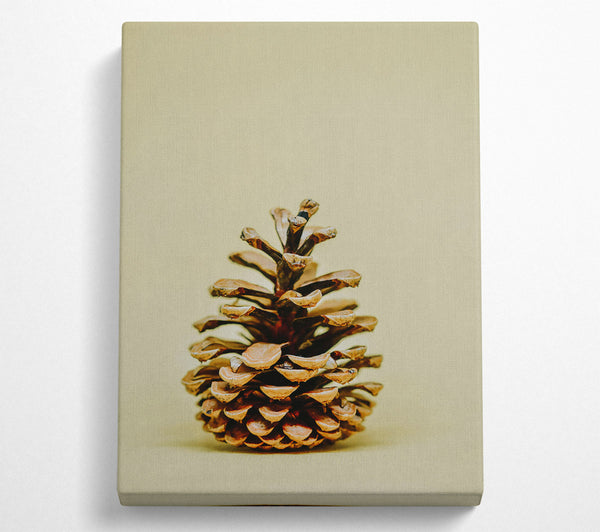  A Canvas Print of Golden Pine Cone Canvas Art
