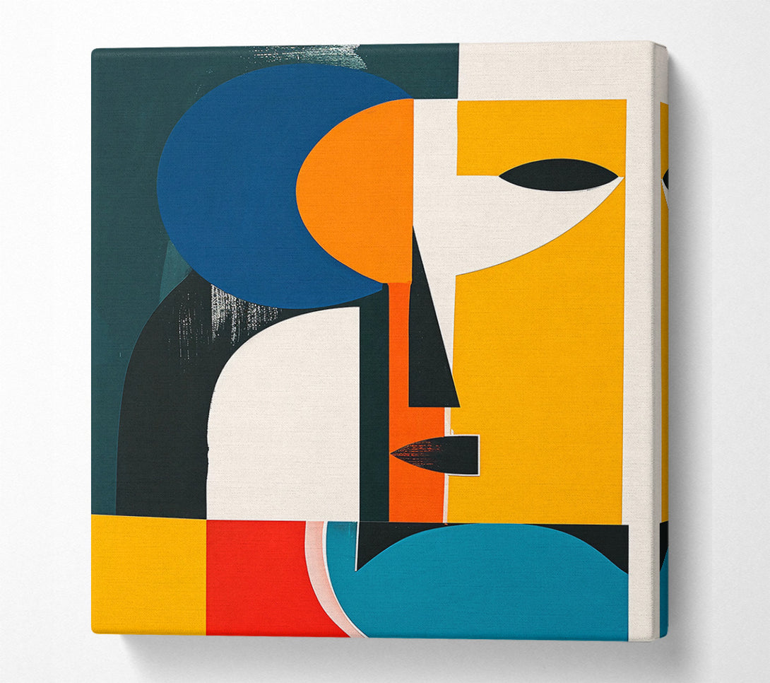  A Canvas Print of The Blue Embrace Canvas Wall Art