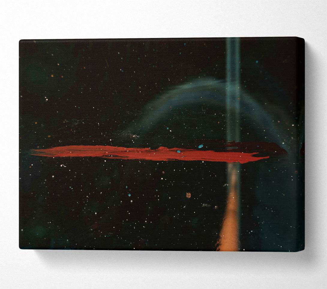  A Canvas Print of Crimson Stardust Sky Canvas Print