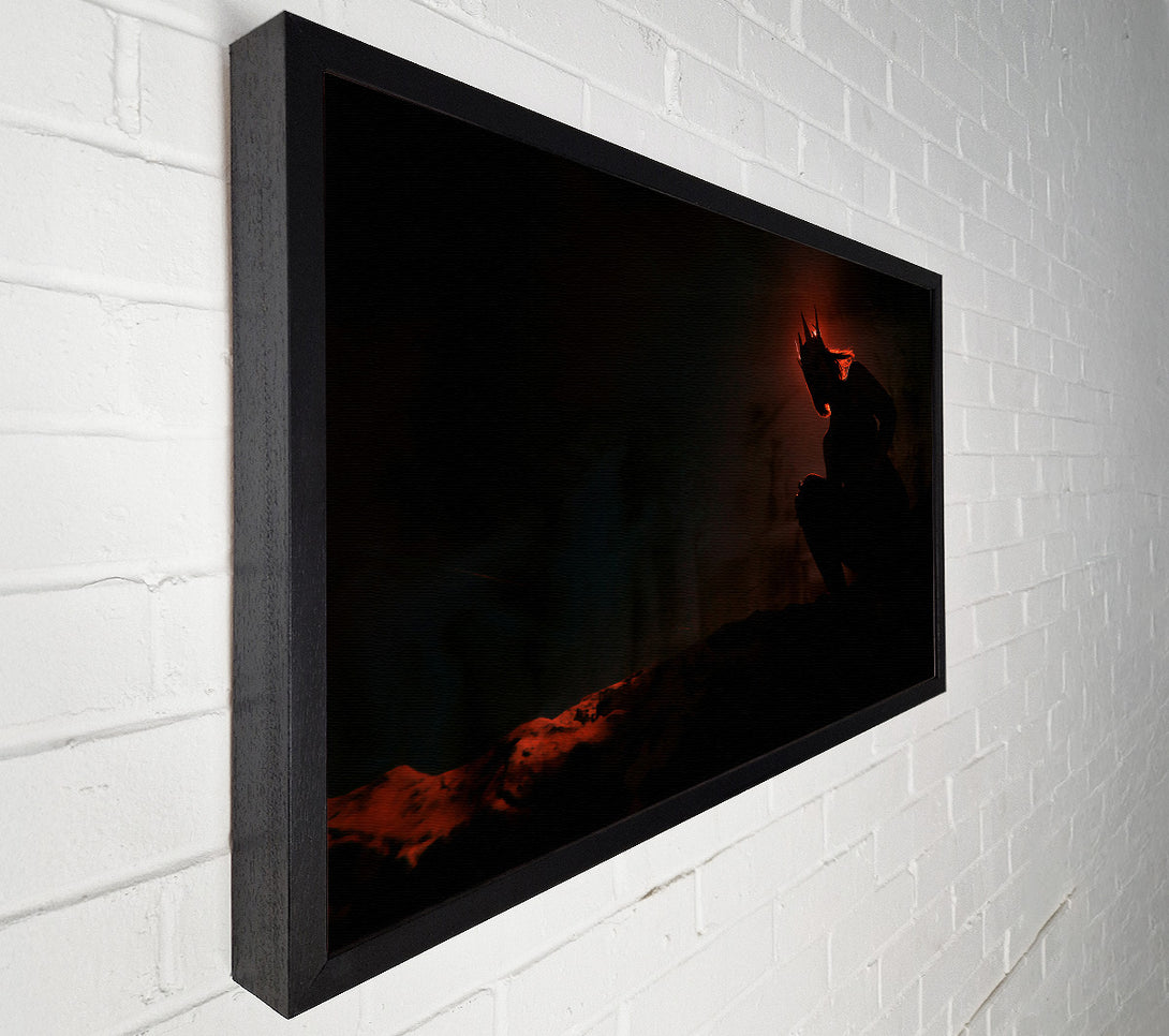  A Canvas Print of Crimson Crowned Shadow Canvas Wall Art