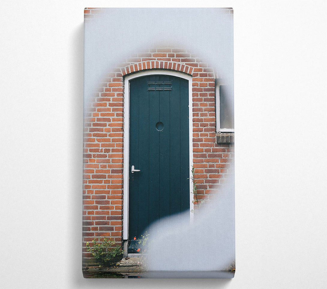  A Canvas Print of The Green Doorway Canvas Wall Art