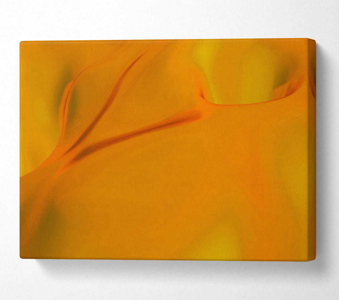  A Canvas Print of Golden Abstract Flow Canvas Print