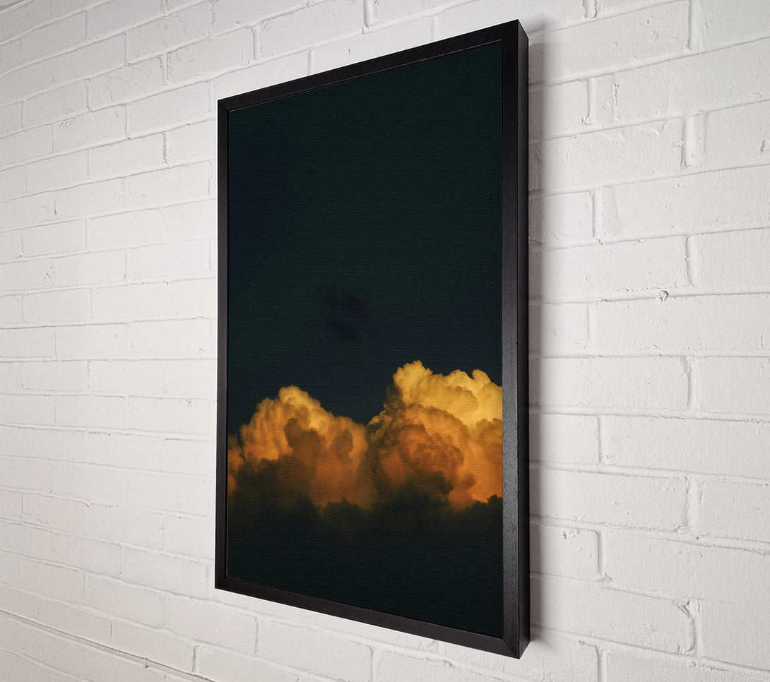  A Canvas Print of Golden Cloud Burst Canvas Print