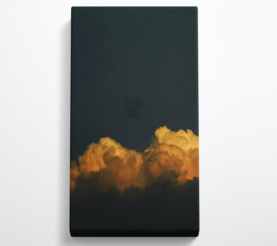  A Canvas Print of Golden Cloud Burst Canvas Print