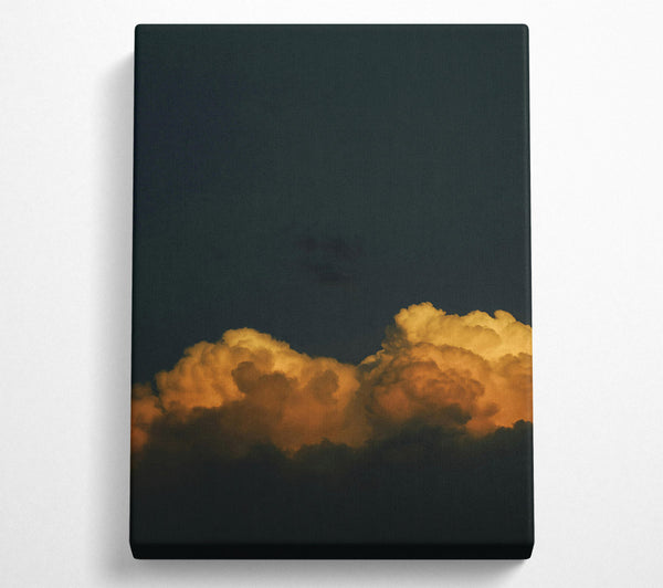  A Canvas Print of Golden Cloud Burst Canvas Print