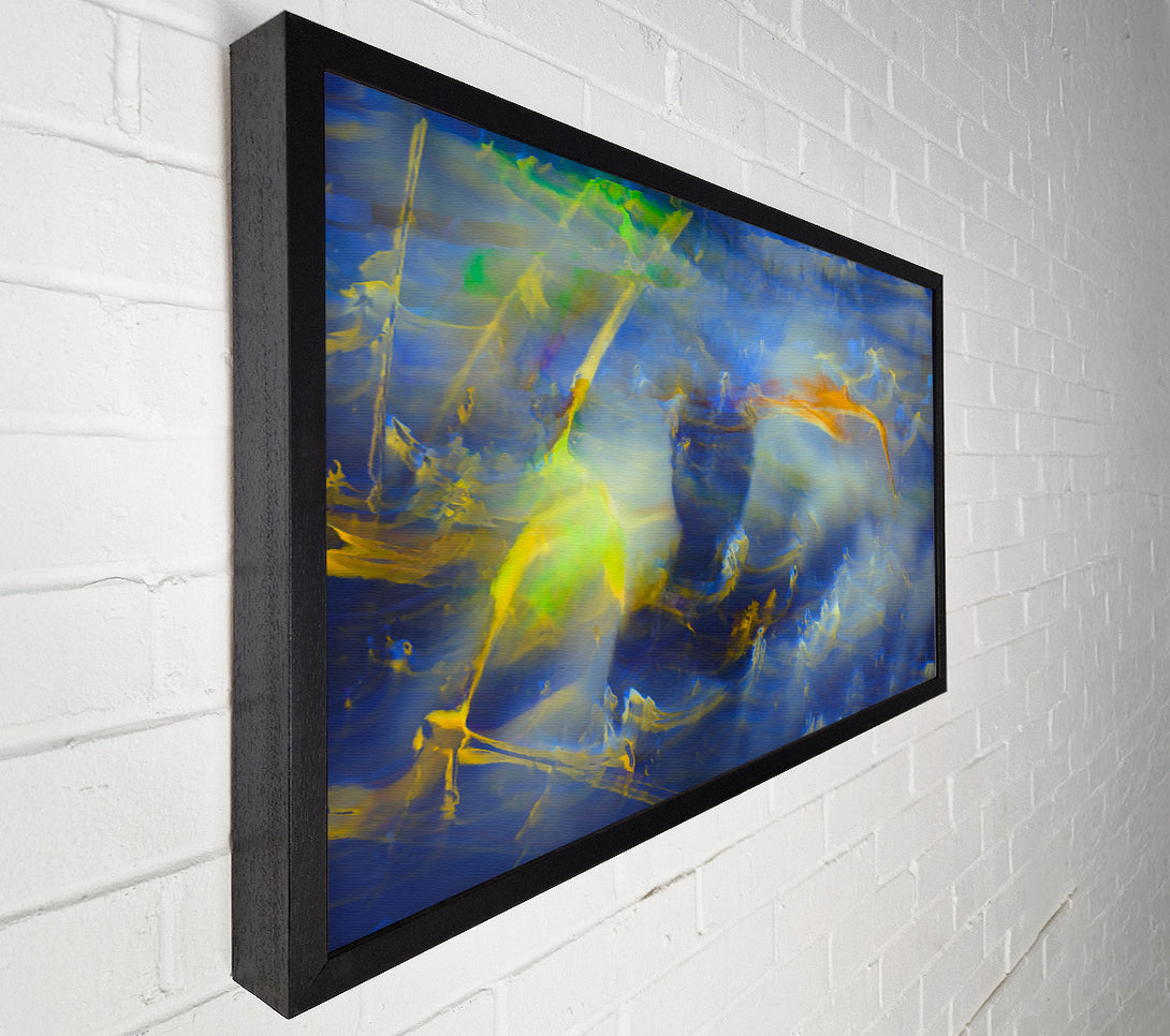  A Canvas Print of Blue Dreamy Whispers Canvas Art