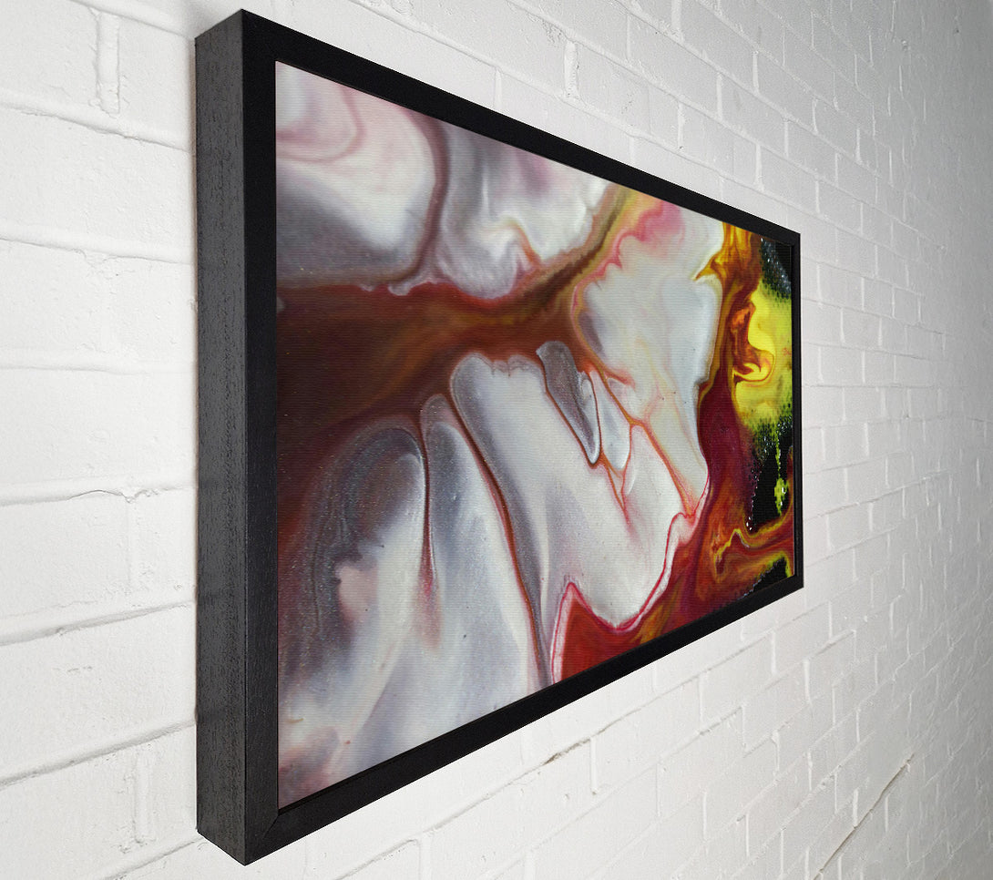  A Canvas Print of Crimson Silver Flow Canvas Art