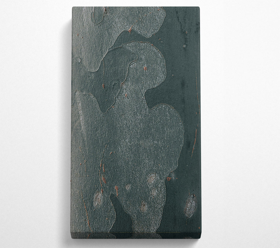  A Canvas Print of Emerald Bark Abstract Canvas Art