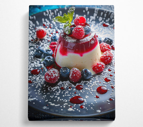  A Canvas Print of Crimson Delight Dessert Canvas Print