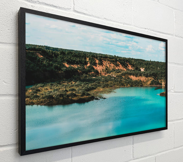 Turquoise Oasis Lake