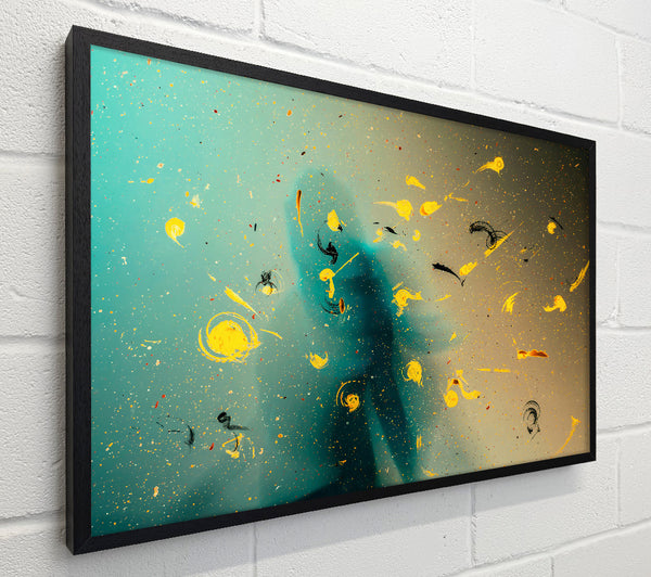 Teal And Yellow Drizzle