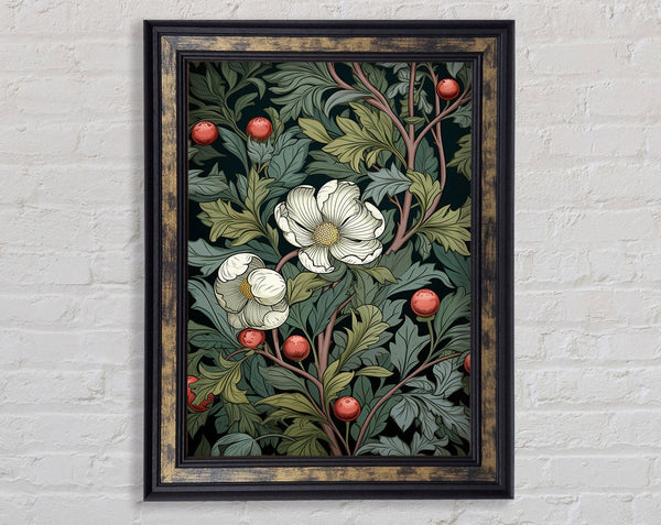 William Morris Berries Framed Print