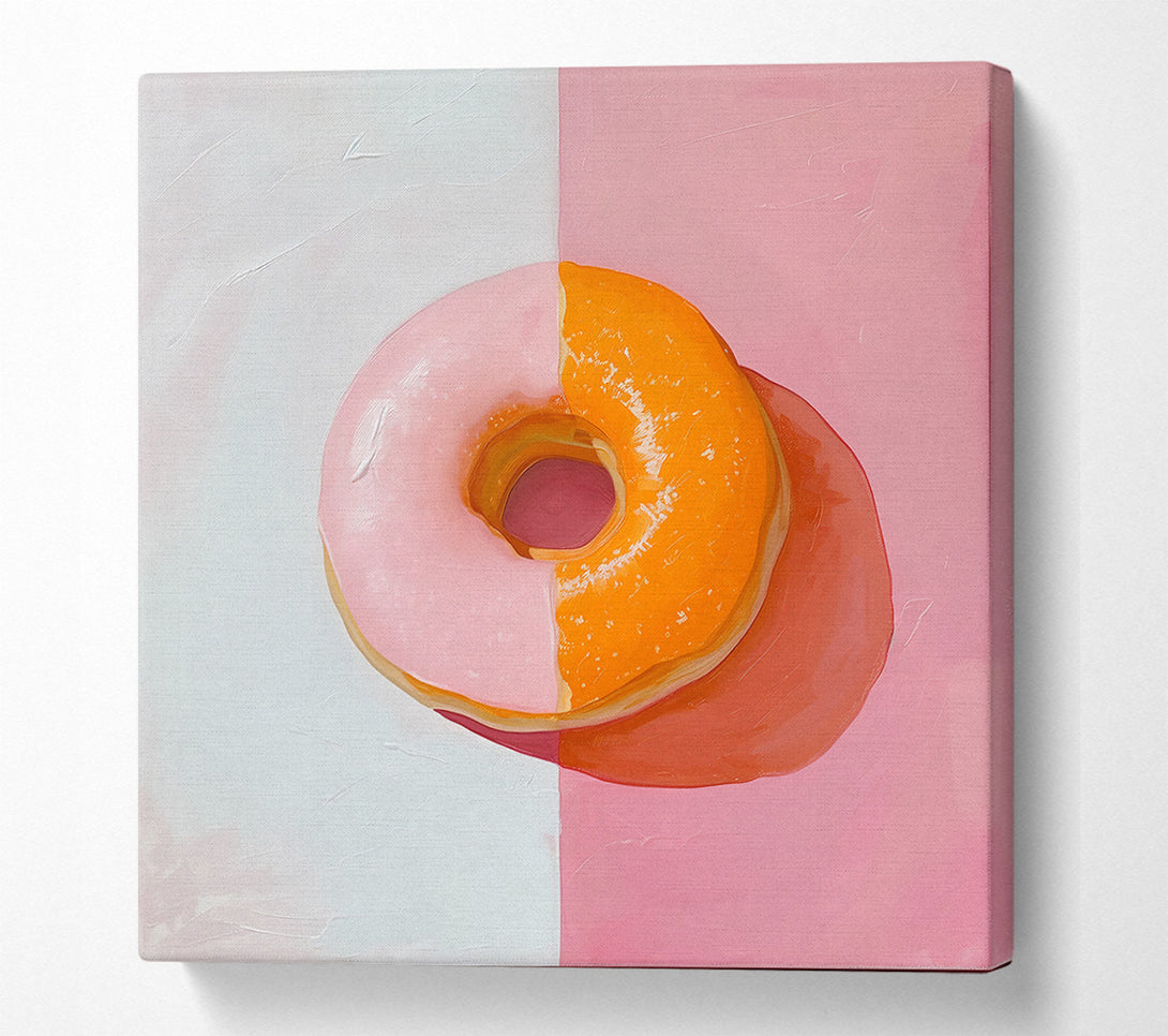  A Canvas Print of Pink And Orange Delight Canvas Print
