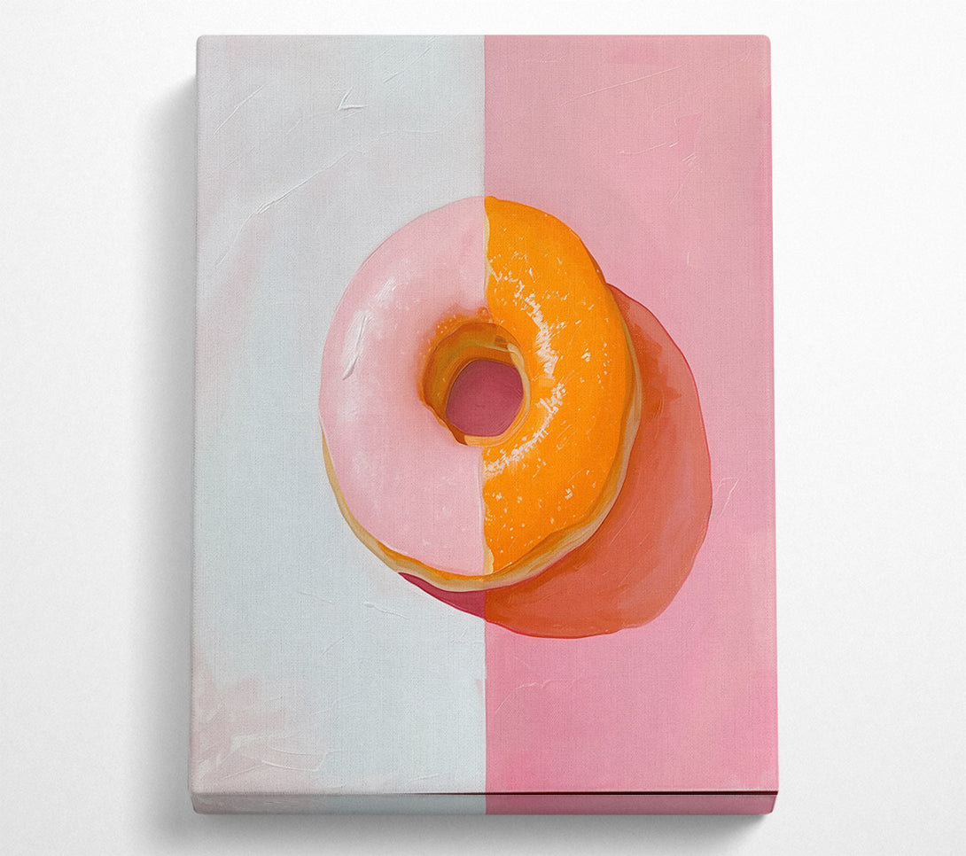  A Canvas Print of Pink And Orange Delight Canvas Print